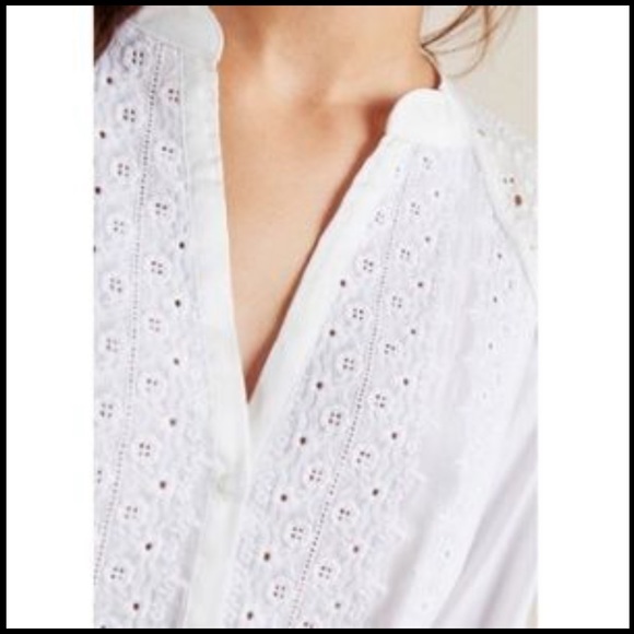 NWT Anthropologie Karla Eyelet Top - Picture 5 of 11